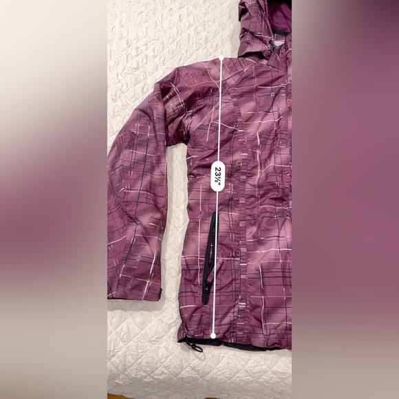 Columbia Waterproof Interchange Omni-Tech Bugaboo  Purple Jacket Women’s Size SM - Picture 13 of 14